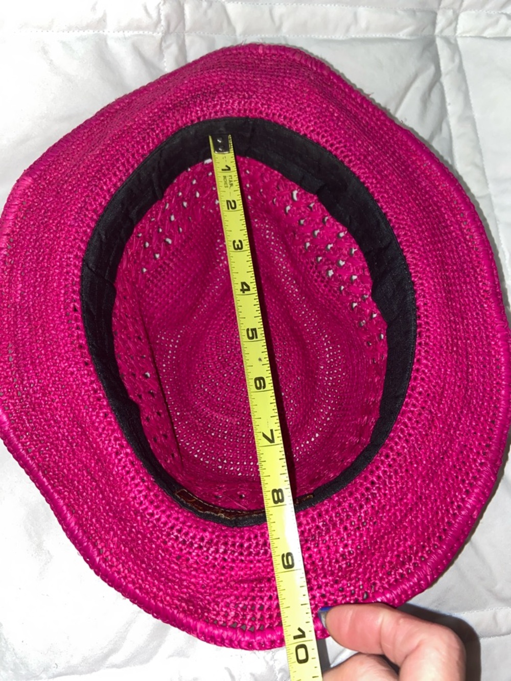 Like new Jaden Rael 100% Raffia Size Medium Hat - Picture 7 of 9